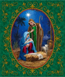 Heavenly Night Cotton Fabric Panel