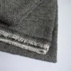 Gray white woven final backing cloth