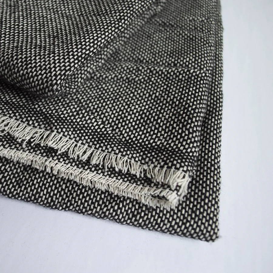 Gray white woven final backing cloth