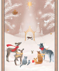 Quilting Treasures - Christ is Born - 36" Nativity Panel, Navy