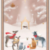 Quilting Treasures - Woodland Dream - 24" Nativity Panel, Taupe