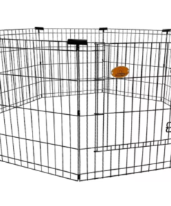 KennelMaster Indoor/Outdoor Exercise Pen with Door, 24 in.